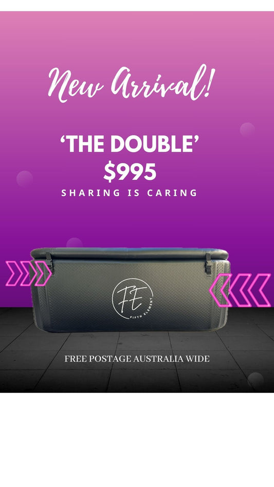 'THE DOUBLE' Inflatable Ice Bath - 1950x700x700mm